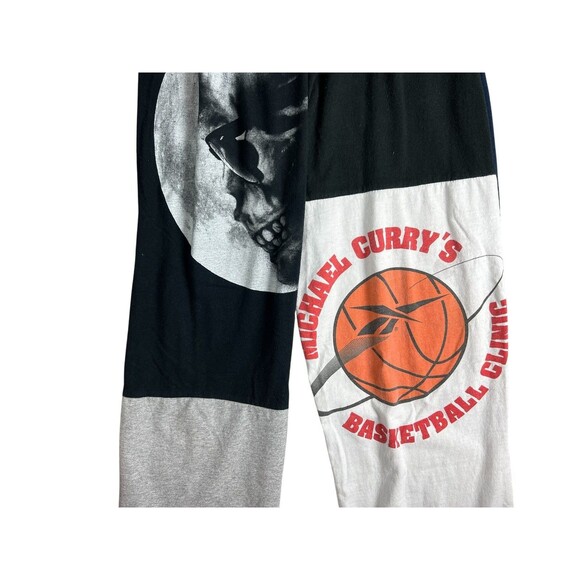 Reworked RCYCLD Graphic T-Shirts Patchwork Upcycled Pants Size S Pull-on - Picture 4 of 9